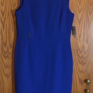 Women’s Dress Blue Sleeveless Sheath Size 12